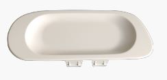 DAF (VER 2/3)XF95-105 BUMPER OVAL BLANK-OFF L/S